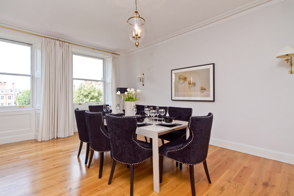 Purple Dining Room