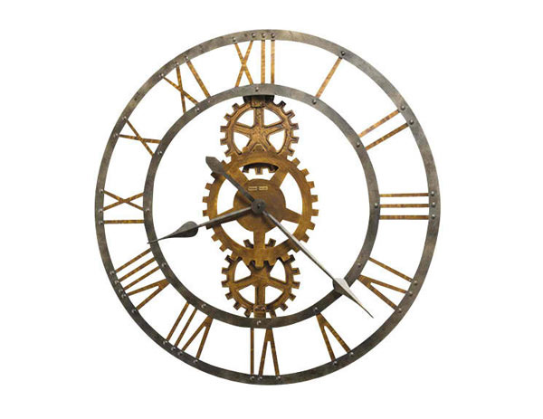 Industrial Wall Clock Designs