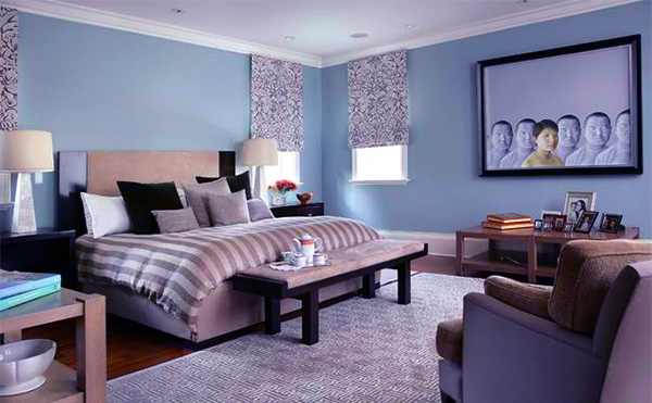 Blue Contemporary Bedrooms