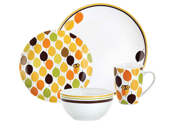 Rachael Ray 'Little Hoot' 4-piece Place Setting