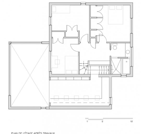 second floor plan