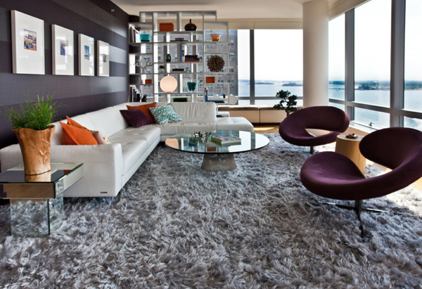 Purple Living Room