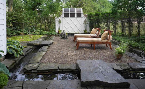 Asian-themed patio designs