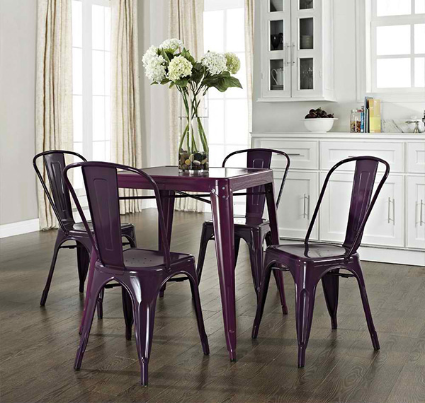 Purple Dining Room