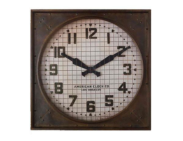 Industrial Wall Clock Designs