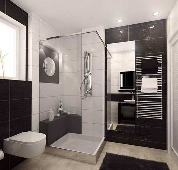 Image Result For Small Black And White Bathrooms Ideas