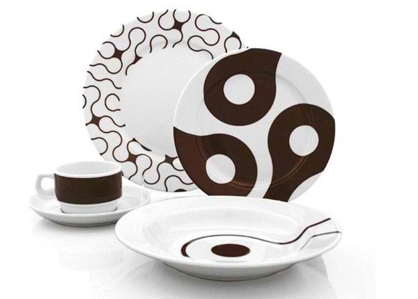 Brown Links 20-piece Dinner Set