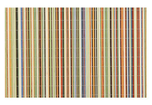 Benson Mills Rainbow Sticks Bamboo Multi Colored Placemats