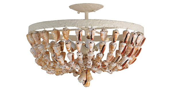 Seashell Ceiling Mount Light