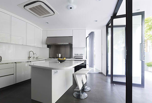 white kitchen