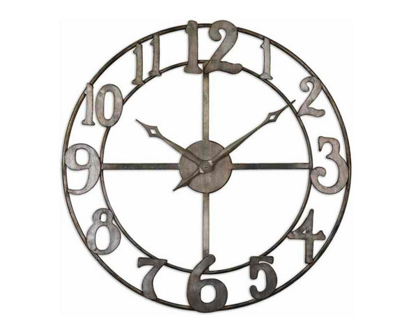 Industrial Wall Clock Designs
