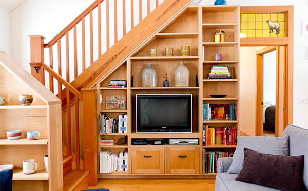 15 Ideas For Space Saving Under Staircase Shelves Home Design Lover