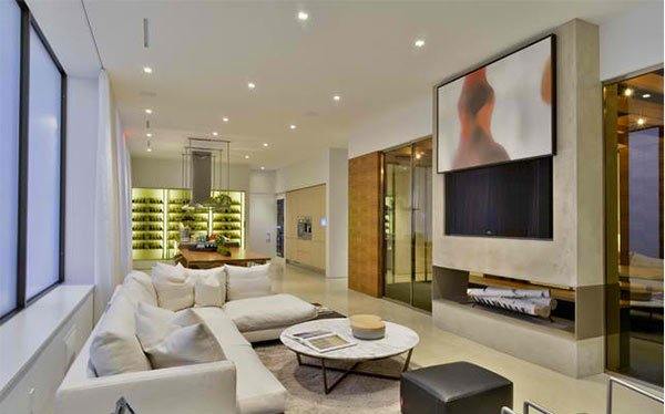 15 Ideas For Tv Built In Media Wall In Modern Living Rooms