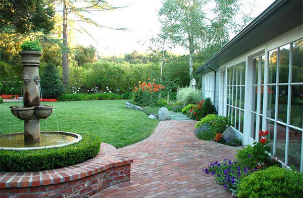 bricks landscape ideas