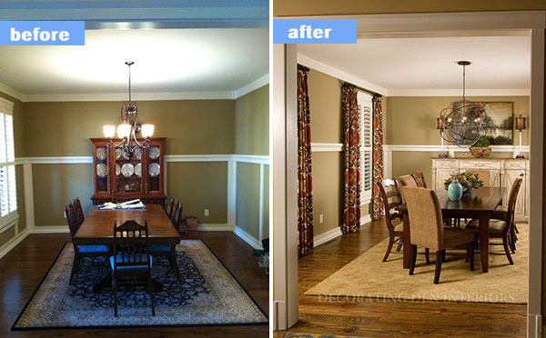 15 Before And After Pictures Of Dining Room Makeovers Home