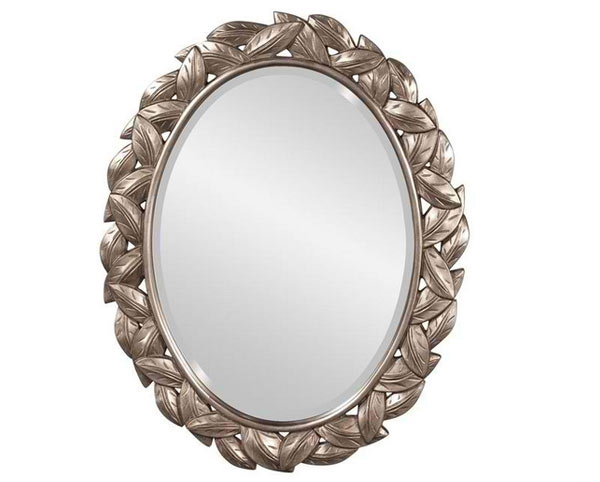 Caesar Silver Oval Mirror