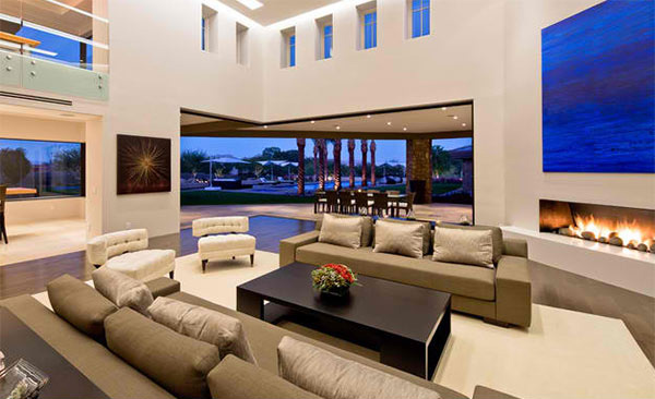 mansion tv room