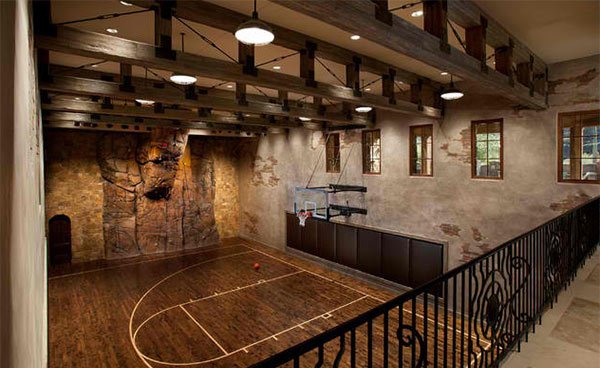 15 Ideas for Indoor Home Basketball Courts Home Design Lover