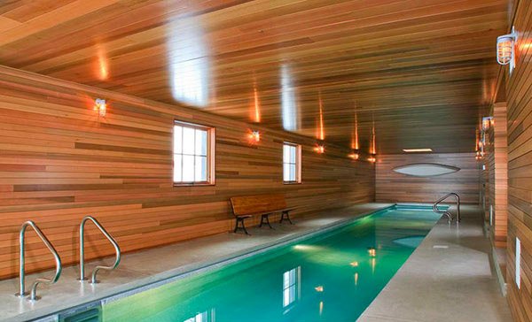 indoor lap pool