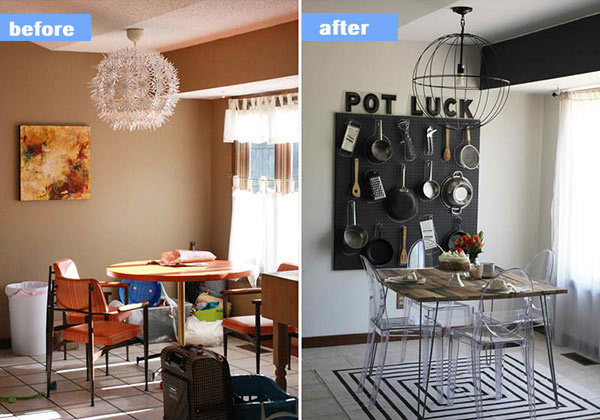 15 Before And After Pictures Of Dining Room Makeovers Home