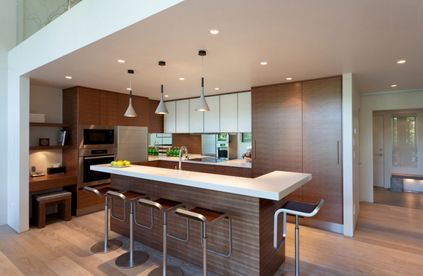 15 Astonishing Contemporary L-Shaped Kitchen Layouts ...