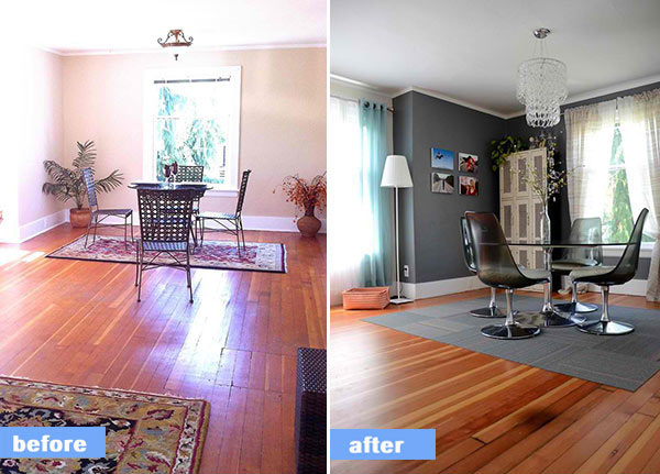 Before and After: The Dining Room