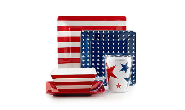 Star-Spangled Melamine Mix & Match Collection