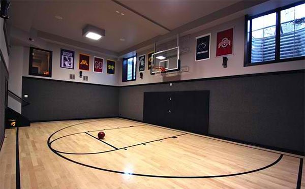 15 Ideas for Indoor Home Basketball Courts Home Design Lover