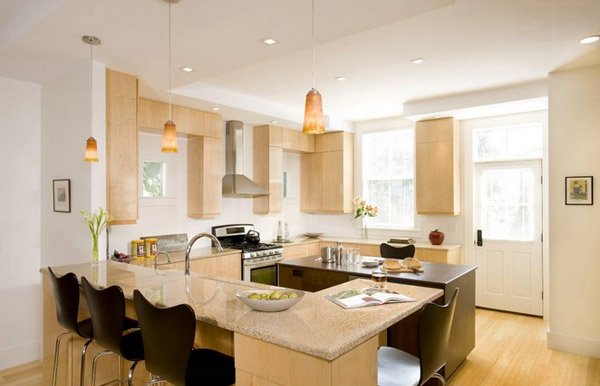 hotel u shaped kitchen design