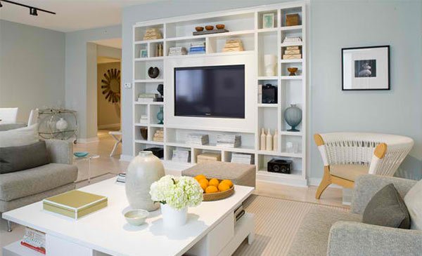 15 Ideas For Tv Built In Media Wall In Modern Living Rooms Home