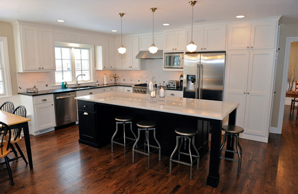 15 Astonishing Contemporary L-Shaped Kitchen Layouts ...