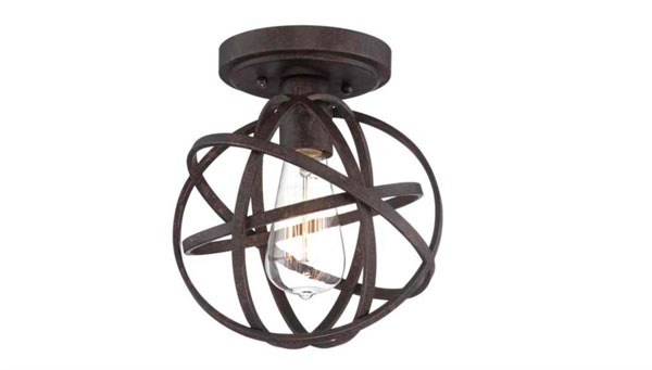 Industrial Bronze Ceiling Light