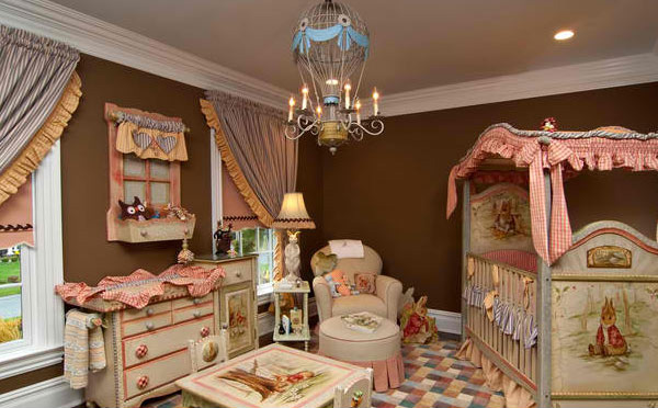 traditional girl's nursery