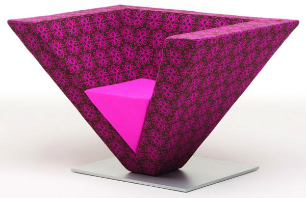 inverted pyramid chair