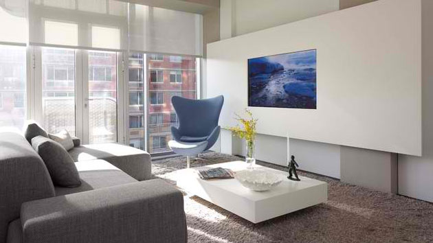 15 Ideas for TV Built-in Media Wall in Modern Living Rooms