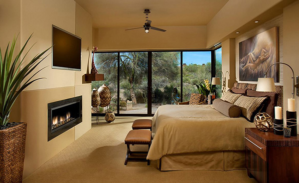 20 Modern Bedroom With Fireplace Designs Home Design Lover