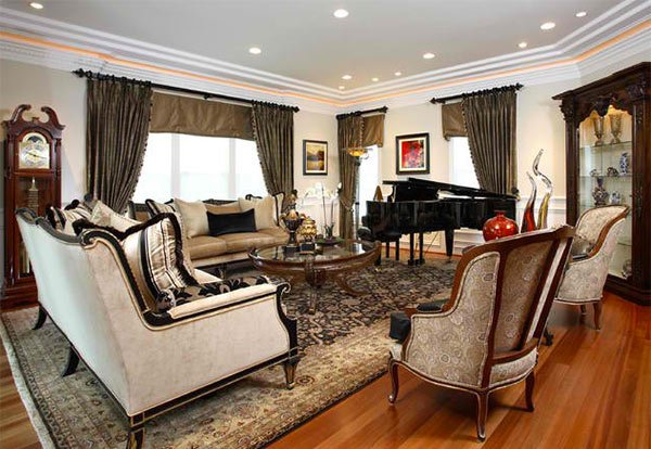 15 Grand Piano Set Ups In Traditional Living Rooms Home Design Lover