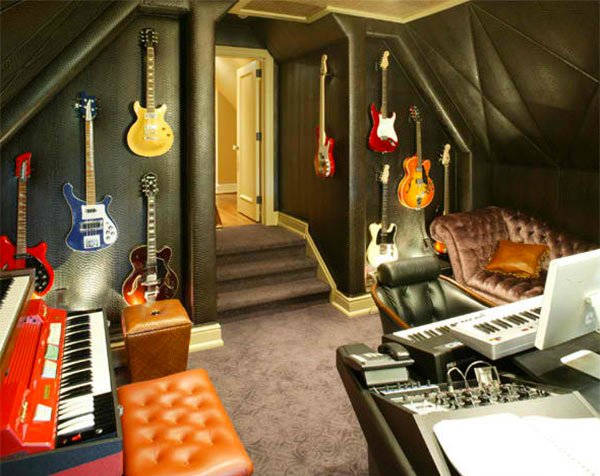 15 Design Ideas for Home Music Rooms and Studios | Home Design Lover