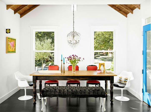 15 Dining Rooms In Red Black And White Colors Home Design Lover