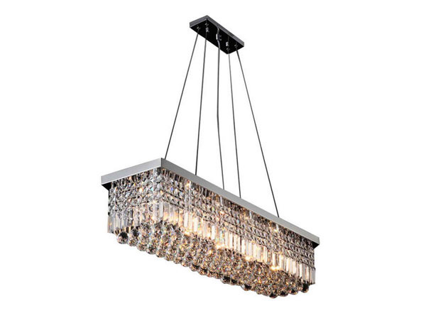 New Contemporary Rectangular Chandelier