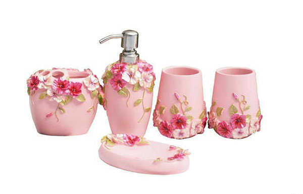 15 Chic Pink  Bathroom  Accessories  Set  Home Design Lover