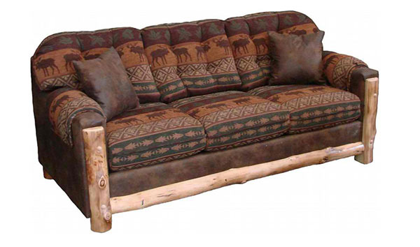 leather tufted sofa