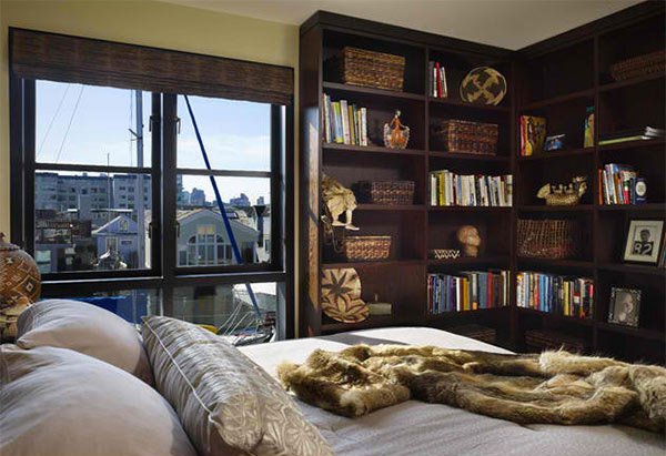 15 Ideas In Designing A Bedroom With Bookshelves Home