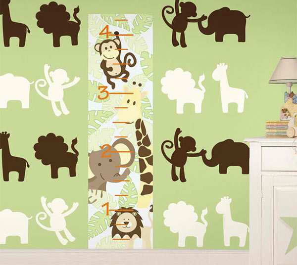 Jungle Nursery Set of Wall Decals Set