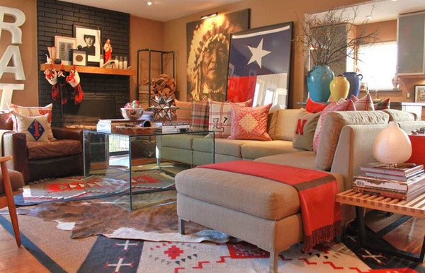 16 Awesome Western Living Room Decors | Home Design Lover