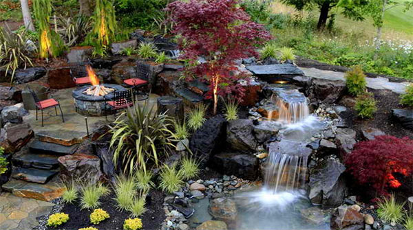 pond landscape designs