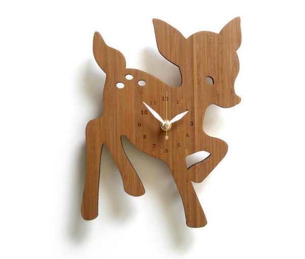 Fawn Wall Clock