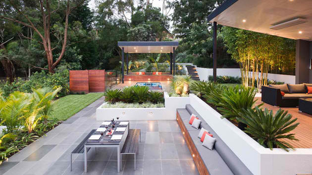 15 Contemporary Backyard Patio Designs | Home Design Lover