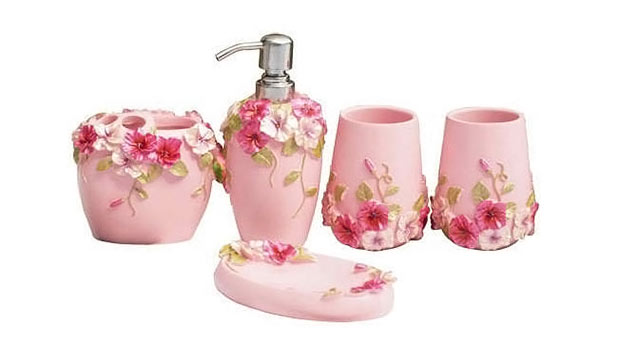 15 Chic Pink Bathroom Accessories Set Home Design Lover