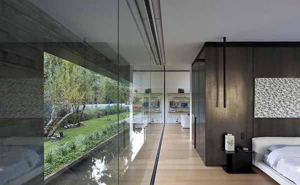 glass walls